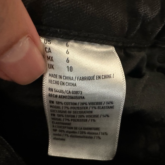 American Eagle Outfitters Super Low Shore Distressed Denim Shorts - Picture 5 of 7